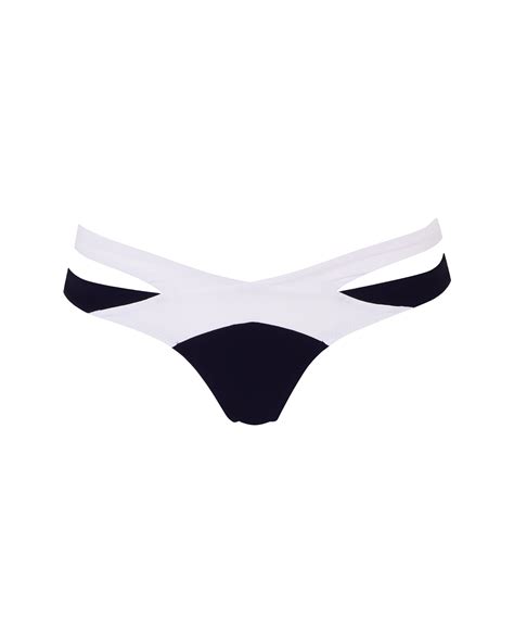 Mazzy Bikini Bottoms In White Agent Provocateur