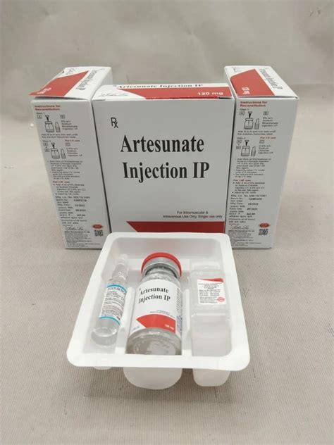 Artesunate Injection Ip Mg Box X Vial Treatment Malaria At