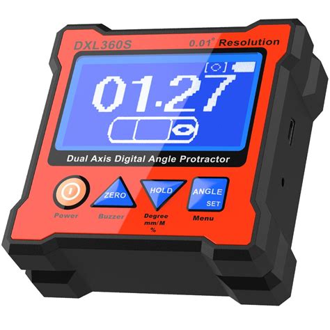 Dxl360s Gyro Gravity 2 In 1 Digital Protractor Inclinometer Dual Axis Level Box 001