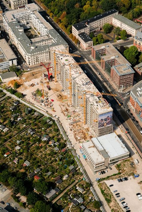 Leipzig Aus Der Vogelperspektive Umbau Und Sanierung Des Hochhaus