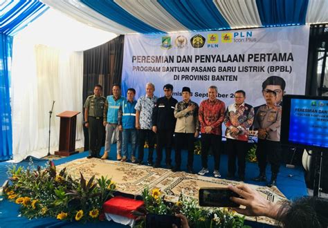 Zulfikar Hadir Peresmian Dan Penyalaan Meteran Listrik Program Bpbl Di