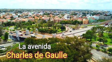 La Avenida Charles de Gaulle Emblemático Santo Domingo República