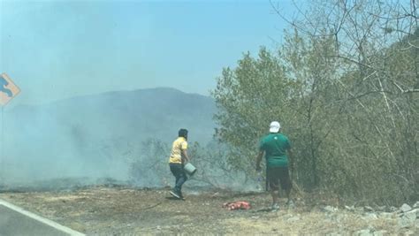 Reportan incendio forestal en la Sierra de Álvarez Código San Luis