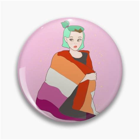 The Owl House Amity Blight Lesbian Pride Flag Pin For Sale By Tesa Mccracken Redbubble