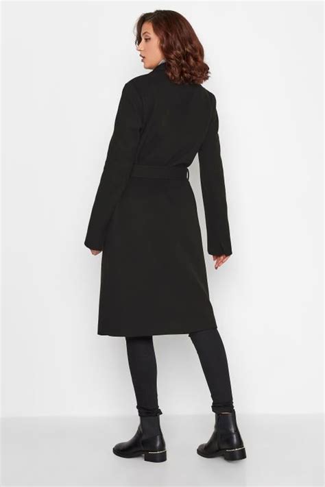 Lts Tall Women S Black Belted Coat Long Tall Sally