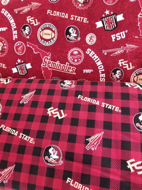 Fsu Sports Fabric Cynthias Fine Fabrics