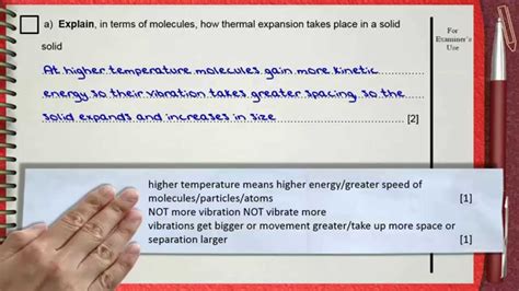 Q L Thermal Expansion Ch Thermal Physics Igcse Past