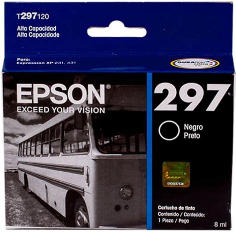 Epson Cartucho De Tinta Color Negro Para Expression XP HI CAP