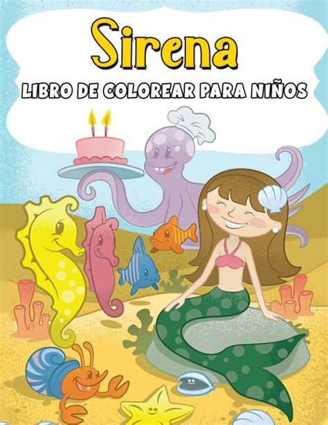 Buy Sirena Libro De Colorear Para Niños De 4 a 8 Años hermosas y