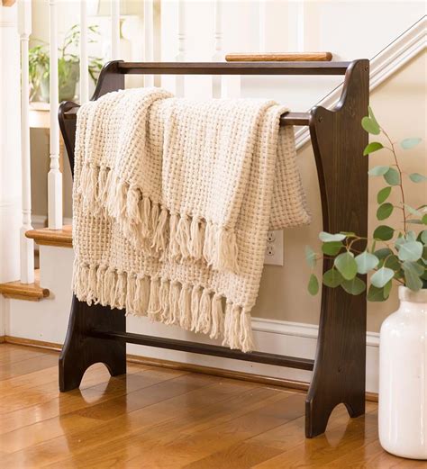 Decorative And Practical Our Standing Wood Quilt Rack Lets You Show