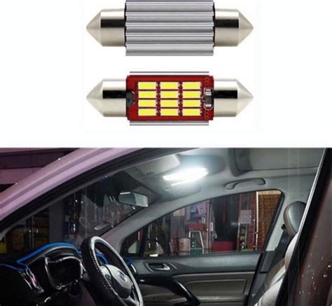 C W Mm Led Auto Lamp Stuks Festoon Led Mm Interieur Lamp