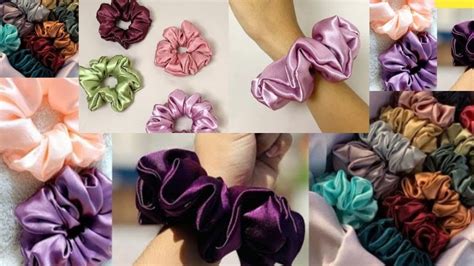 Diy Satin Silk Scrunchies How To Make Scrunchies For Sale How To Make