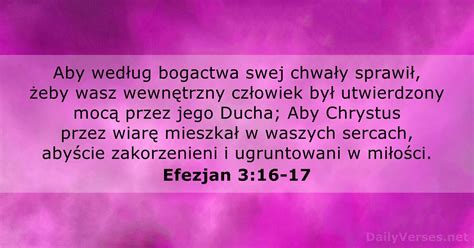 Stycznia Biblijny Werset Dnia Efezjan Dailyverses Net