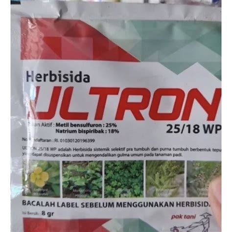 Jual Herbisida Selektif Padi Ultron Gram Shopee Indonesia