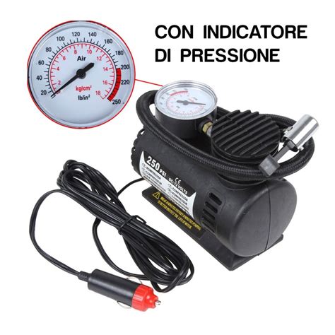 Mini Compressore Portatile V Psi X Auto Camper Accessori