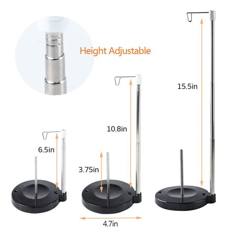 sew tech adjustable cone thread stand spool holder  sewing machine