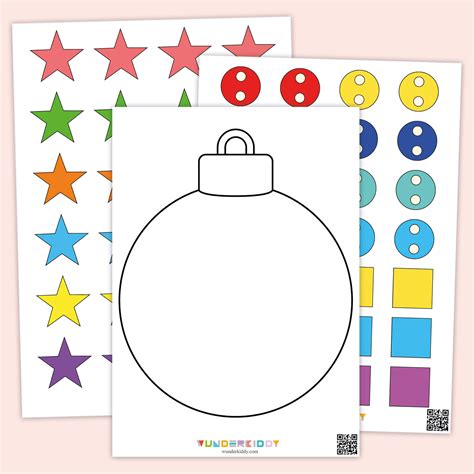 Printable Templates Christmas Ball For Craft