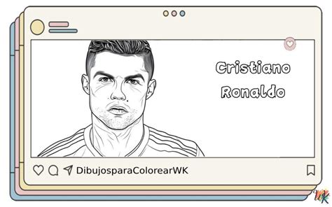 28 Dibujos Para Colorear Cristiano Ronaldo Dparacolorearwk