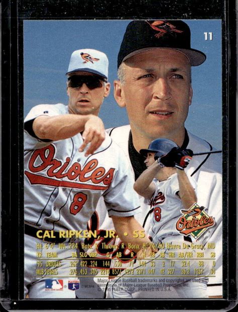 1996 Ultra 11 Cal Ripken Jr EBay