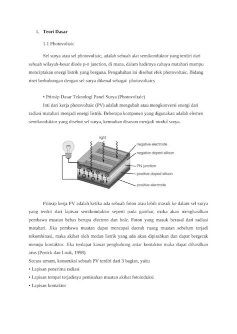 DOCX Teori Dasar PV DOKUMEN TIPS