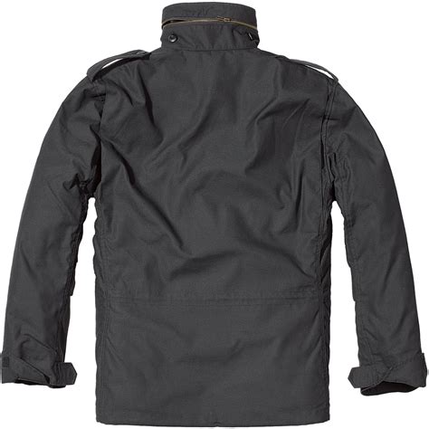 Brandit Mens M65 Classic Security Field Jacket Police Coat Military Parka Black Ebay