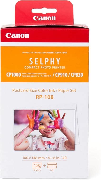 Paper For Canon Selphy Cp1500 Kp 36ip Genuine Canon Ink Paper Set 100 X 148mm 108 Sheets