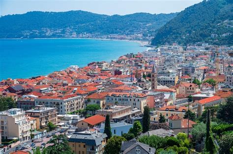 Premium Photo | View over the city of alassio