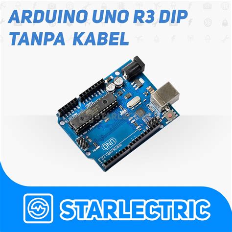 Jual Uno R3 Arduino Uno Dip Complatible Atmega328p Shopee Indonesia