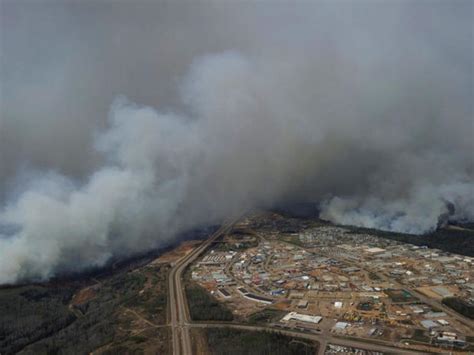 View From Space Massive Canadian Wildfire Pictures Cbs News