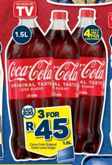 Coca Cola Original Taste Less Sugar L Offer At Pick N Pay