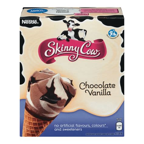 Chocolate Vanilla Skinny Cow Cones