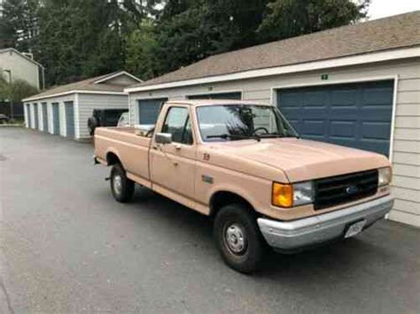 Ford F 150 4x4 4 9l Straight Six 1987 Ford F 150 4x4 Used Classic Cars