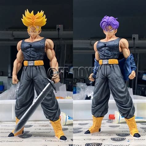 Preorder 42cm Anime Dragon Ball Trunks Figure Super Saiyan Future