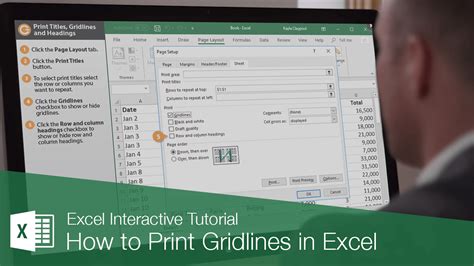 How to Print Gridlines in Excel | CustomGuide