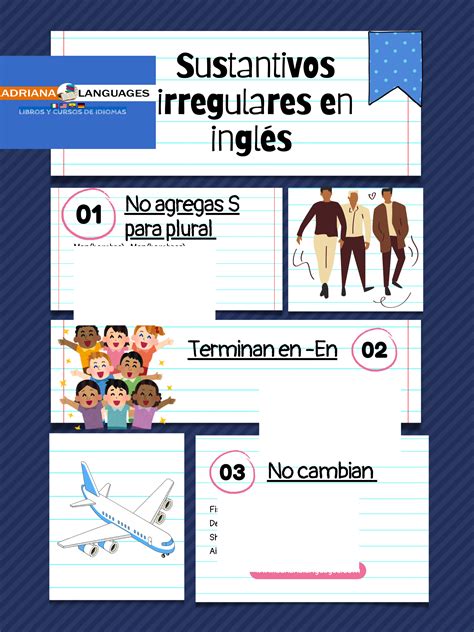 Lista De Sustantivos Irregulares En Inglés Adriana Languages