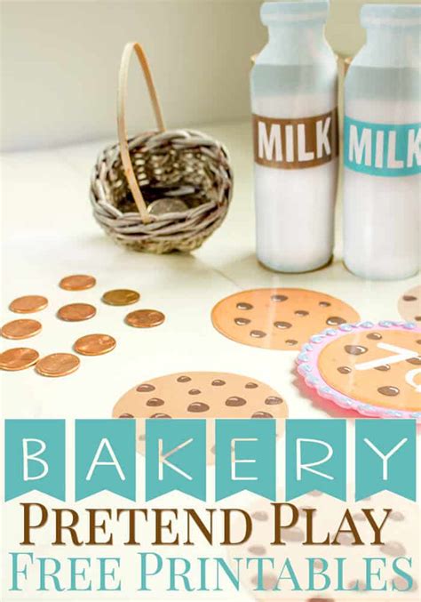 Bakery Pretend Play Free Printables for Counting