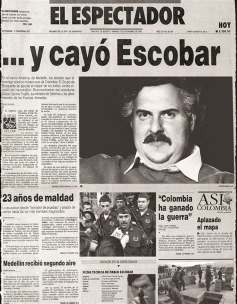 Pablo Escobar El Patr N Del Mal Revista Victoria Conos De Xito