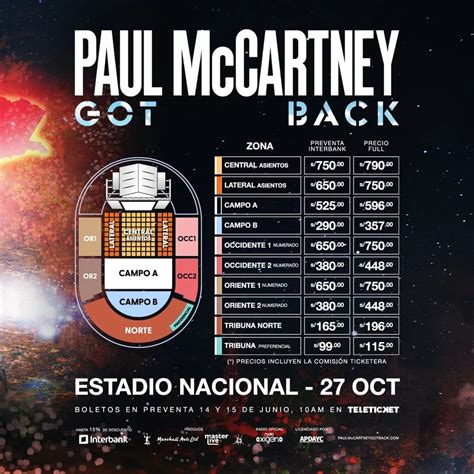 Paul McCartney precios en preventa cómo y dónde comprar las entradas