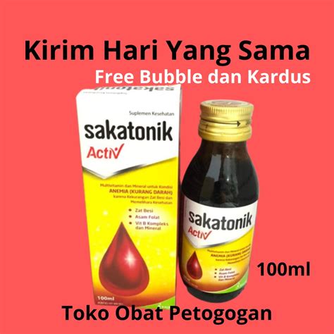 Jual Sakatonik Liver Activ Suplemen Multivitamin Zat Besi Vitamin B