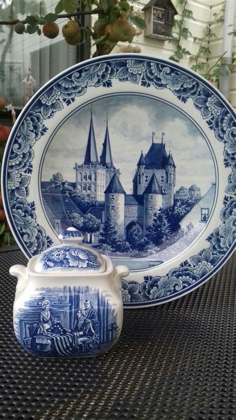 Pin Van Sandrine Kostina Op Ironstone Tableware In 2024 Blauw Servies