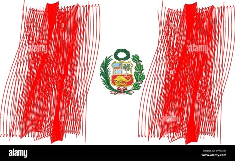 Peruvian official flag hi-res stock photography and images - Alamy