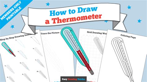 How To Draw A Thermometer Really Easy Drawing Tutorial