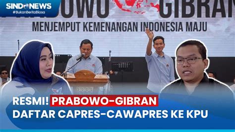 Prabowo Gibran Daftar Ke KPU Pengamat Politik Rakyat Menilai Karakter