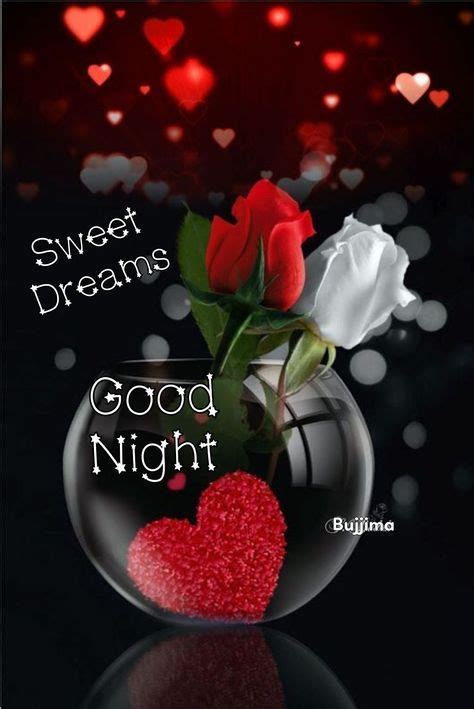 Love Roses Wishes Beautiful Good Night Canvas Spoon