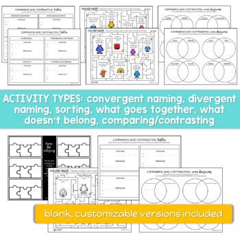 Categories Speech Therapy Activities No Prep By Allison Fors Tpt