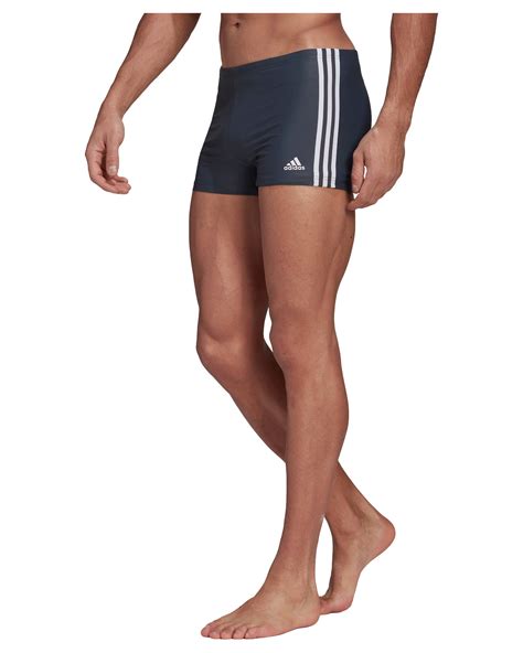 Herren Badehose Fitness 3 Stripes Swim Boxer