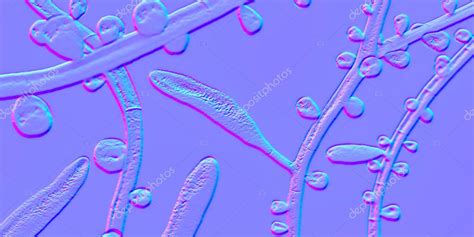 Hongo Trichophyton Rubrum Ilustraci N D Que Muestra Macroconidium