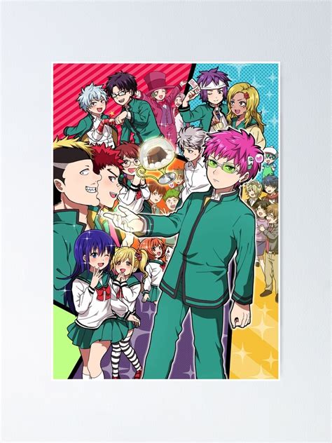 The Disastrous Life Of Saiki K Poster For Sale By Johnson Waylon Redbubble