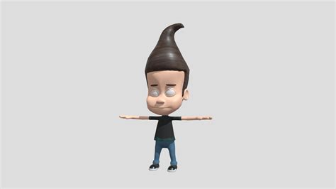 Jimmy Neutron Download Free 3d Model By Davidoloul F657252 Sketchfab