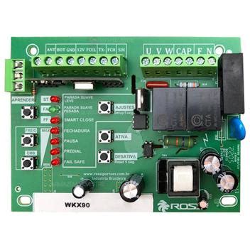 Central Placa De Comando Para Portão Eletrônico Basculante Rossi Kx30fs